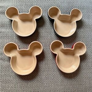 Le Creuset - Set of Mickey Mouse Shaped Bowls